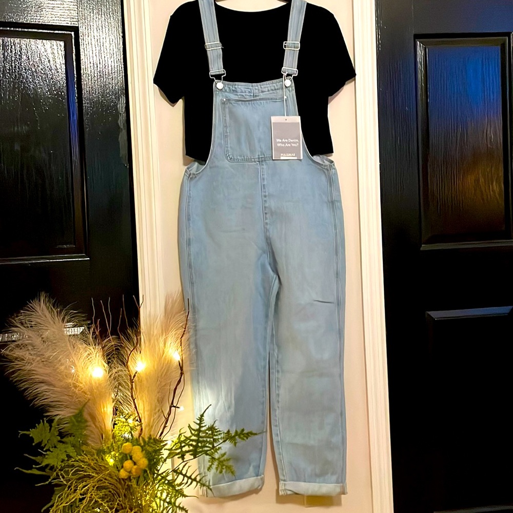 NWT Pull&Bear Denim Overalls